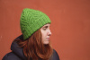 Шапка Артилия (зеленый неон) - купить на Hollywool.ru