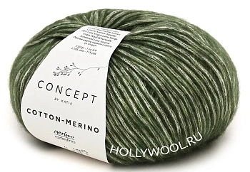 Katia Concept Cotton-Merino (122/Аспарагус)