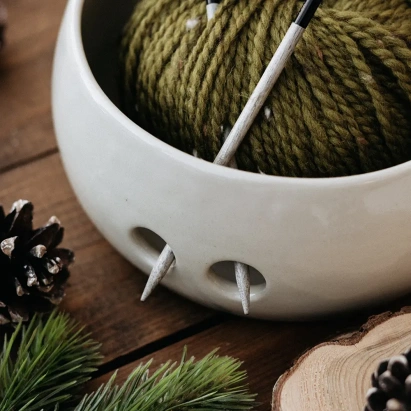 Клубочница керамическая, большая - купить на Hollywool.ru