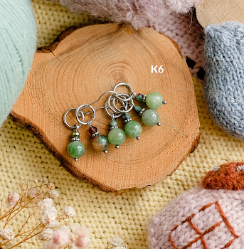 Маркеры ручной работы "Натуральные камни", набор №6