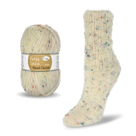 Пряжа Rellana Flotte Socke 4f. Tweed-Classic