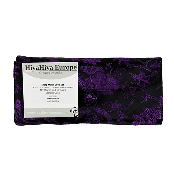 Набор круговых спиц Sharp Magic Loop HiyaHiya (фиолетовый)