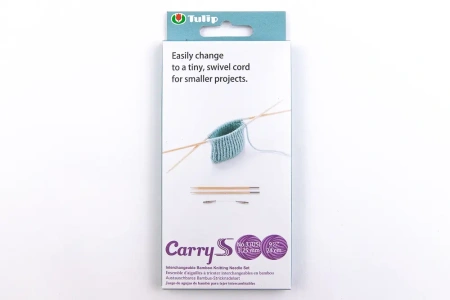 Набор съемных бамбуковых спиц 3.25 мм CarryS  Tulip - купить на Hollywool.ru