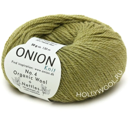 Пряжа Onion Organic Wool+Nettles №4