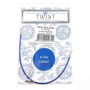 13 см - S синяя леска к съемным спицам ChiaoGoo