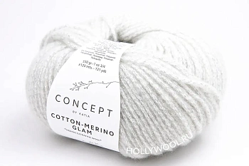 Katia Concept Cotton-Merino Glam (308/Снежный вихрь) Katia Concept Cotton-Merino Glam (308/Снежный вихрь)
