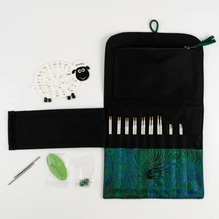 Набор съемных прямых спиц 13 см Steel HiyaHiya - купить на Hollywool.ru