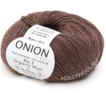 Onion Organic Wool+Nettles №3 (1103/Горячий шоколад) Onion Organic Wool+Nettles №3 (1103/Горячий шоколад)