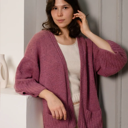 Описание Кардиган-кимоно Ваби Саби - купить на Hollywool.ru