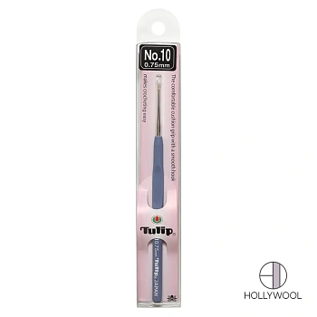 0.60 мм крючок для вязания с голубой ручкой "ETIMO" Tulip