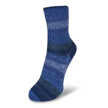 Rellana Flotte Socke 4f. Cashmere-Merino (1324/Глубина океана)