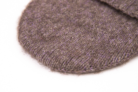 Шапка-бини Yak (с лавандовой нитью) - купить на Hollywool.ru