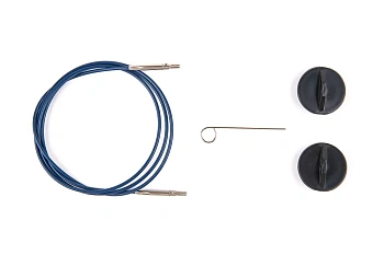 40 см синяя леска для съемных укороченных спиц Lykke 40 см синяя леска для съемных укороченных спиц Lykke