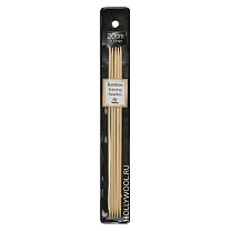 Спицы чулочные 20 см "Bamboo Knitting Needles" Tulip