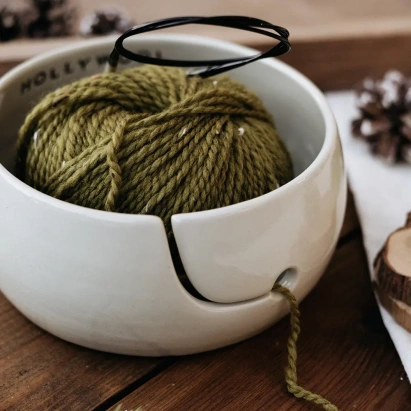 Клубочница керамическая, большая - купить на Hollywool.ru