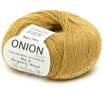 Onion Organic Wool+Nettles №3 (1109/Медовый) Onion Organic Wool+Nettles №3 (1109/Медовый)