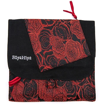 Набор съемных спиц 13 см Steel Premium Interchangeable HiyaHiya (красно-черный)