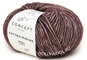 Katia Concept Cotton-Merino (134/Инжир) D