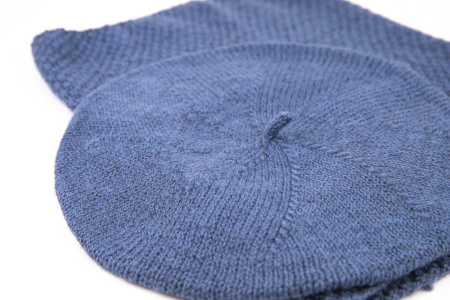 Комплект берет + снуд Easy (голубой) - купить на Hollywool.ru