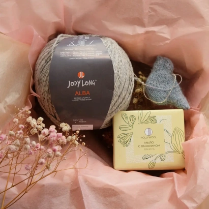 Набор для вязания "Шапка Леон и Матильда" Асфальт