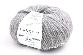 Katia Concept Cotton-Merino Glam (307/Серебряная пыль) D Katia Concept Cotton-Merino Glam (307/Серебряная пыль) D
