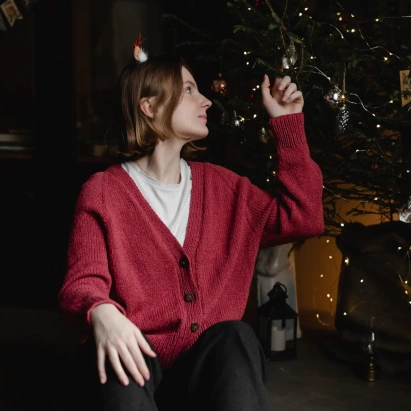 Набор для вязания "Кардиган All Seasons" (размер S) Золото