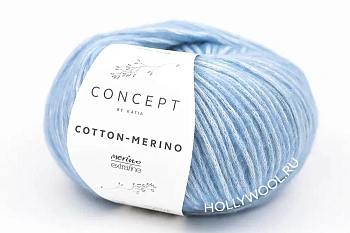 Katia Concept Cotton-Merino (131/Голубой лед) D