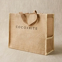 Проектная сумка из джута Cocoknits