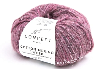 Katia Concept Cotton-Merino Tweed (509/Ягодный щербет) D Katia Concept Cotton-Merino Tweed (509/Ягодный щербет) D
