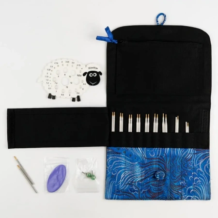 Набор съемных прямых спиц 13 см Steel HiyaHiya - купить на Hollywool.ru