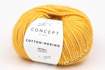 Katia Concept Cotton-Merino (135/Ярко-желтый) D