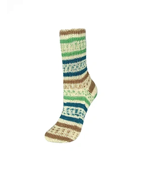 Rellana Flotte Socke 4f. Pastell (1614)