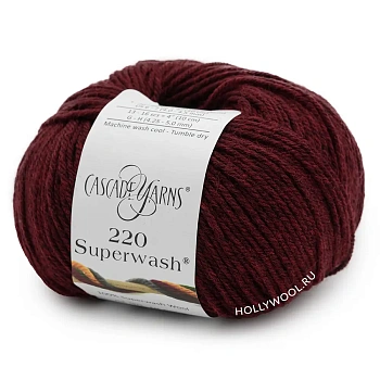 Cascade 220 Superwash (1923/Красное вино) Cascade 220 Superwash (1923/Красное вино)