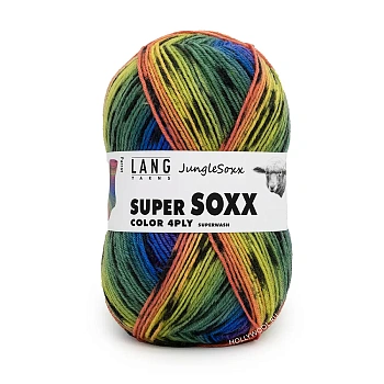 Lang Yarns Super Soxx Color 4ply (274/Попугай)