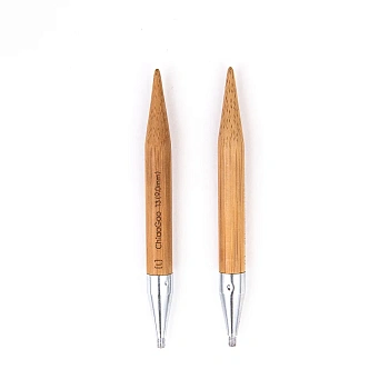 10.00 мм 10 см бамбуковые съемные спицы ChiaoGoo 10.00 мм 10 см бамбуковые съемные спицы ChiaoGoo