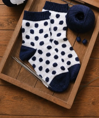 Описание носки В горошек - купить на Hollywool.ru