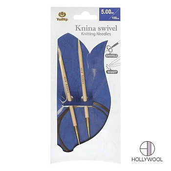 100 см 3.00 мм спицы круговые "Knina Swivel" Tulip 100 см 3.00 мм спицы круговые "Knina Swivel" Tulip