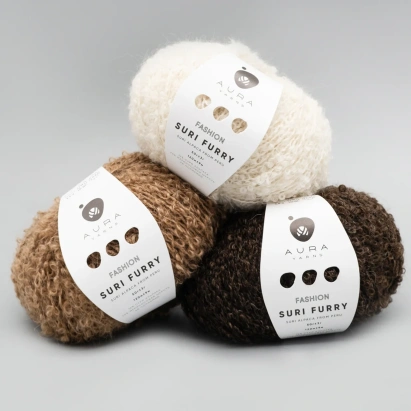 Пряжа Aura Yarns Suri Furry