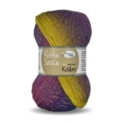 Пряжа Rellana Flotte Socke 4f. Kolibri Пряжа Rellana Flotte Socke 4f. Kolibri - купить на Hollywool.ru