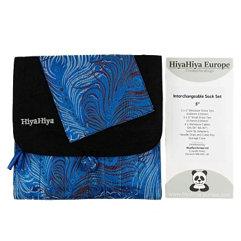 Набор ультратонких съемных спиц 13 см (Sock) HiyaHiya (синий)