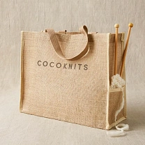 Проектная сумка из джута Cocoknits