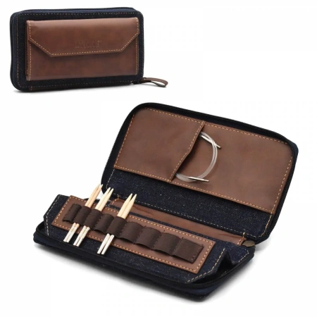 Чехол для укороченных спиц Oxford Chocolate Lykke