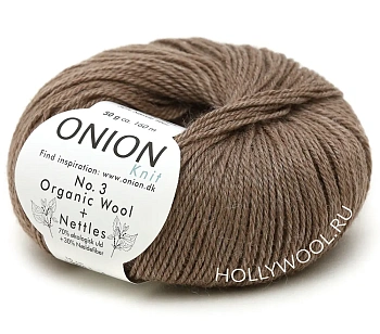 Onion Organic Wool+Nettles №3 (1123/Какао) Onion Organic Wool+Nettles №3 (1123/Какао)