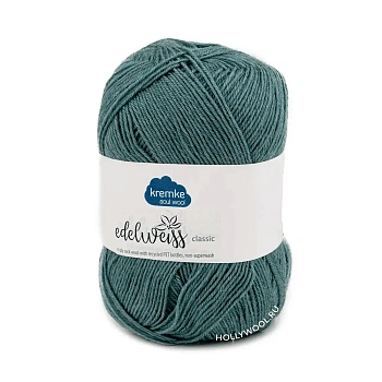 Kremke Edelweiss Classic 4ply (419/Пыльная бирюза) Kremke Edelweiss Classic 4ply (419/Пыльная бирюза)