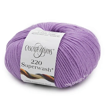 Cascade 220 Superwash (842/Лиловый) Cascade 220 Superwash (842/Лиловый)