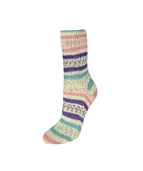 Rellana Flotte Socke 4f. Pastell (1612)