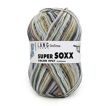 Lang Yarns Super Soxx Color 4ply (416/Северный Тихий)