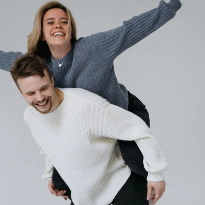 Набор для вязания "Джемпер Björn" Божоле (размер L-XL)