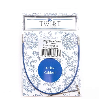 15 см - S синяя леска к съемным спицам ChiaoGoo