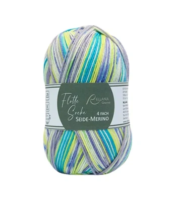 Пряжа Rellana Flotte Socke 4f. Seide-Merino Пряжа Rellana Flotte Socke 4f. Seide-Merino - купить на Hollywool.ru